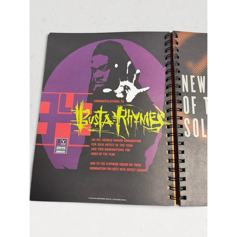 THE SOURCE 1999 HIP HOP AWARDS OFFICIAL SHOW PROGRAM - IMPOSSIBLE TO FIND